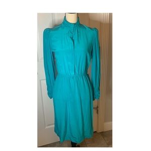 Vintage 1970’s Silk Dress Size 10
